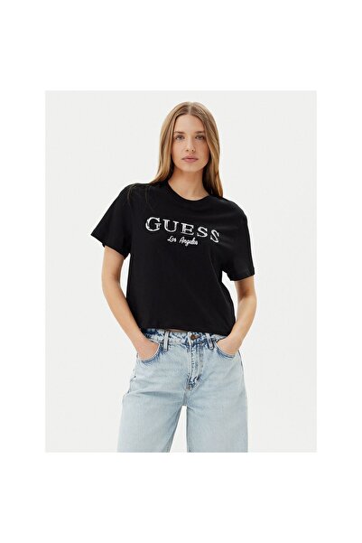 Guess Tricou de damă V5GI09K9RM1 Negru