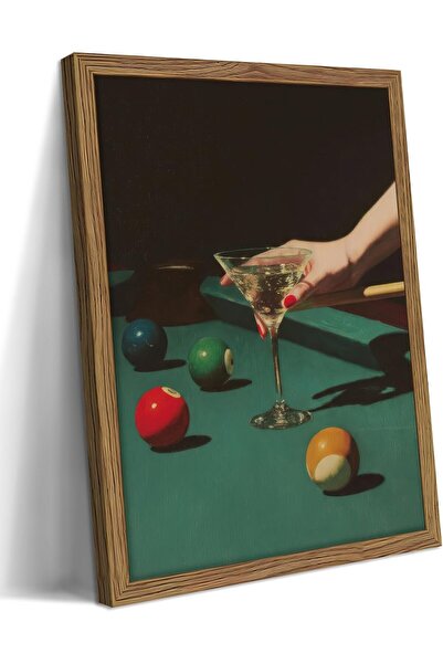 Signtouch Advertising Premium Canvas Vintage Cocktail Martini 50x70 cm Set of...