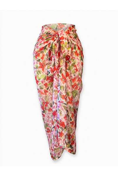 MANOTRES Flower Chiffon Pareo