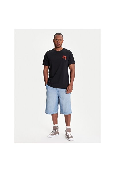 Converse Tricou bărbătesc 10027726-A01 Negru