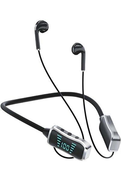 HENİN Bluetooth Headset Neckbands, Bluetooth V5.4, 30H Battery, 200 Days Stan...
