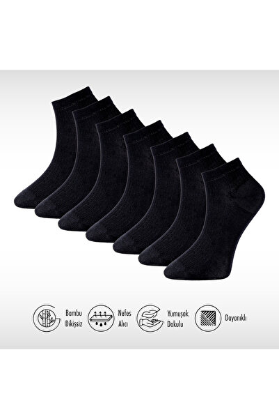 Lion Monroe Pure Bamboo Summer Men's Booties Flat Short Black Socks Seamless ...