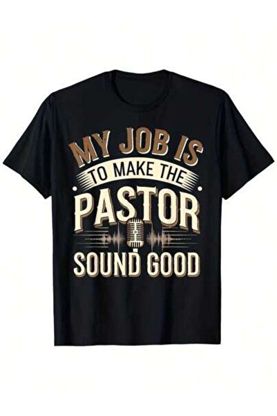 NOURAM تي شيرت برسومات "Church Guy My Job Is To Make The Pastor Sound Good" -...