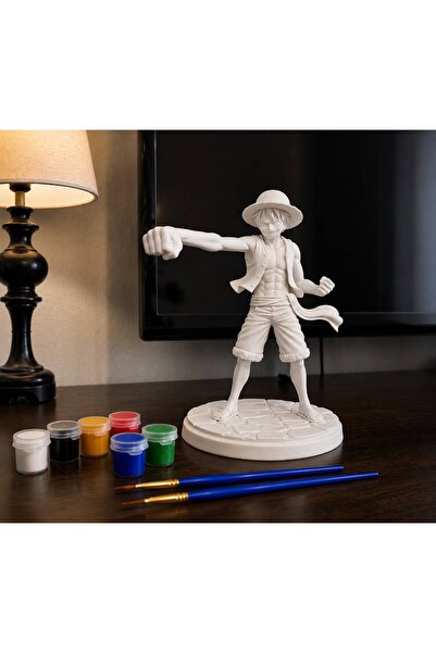 Dekor66 One Piece Luffy Figürü – Koleksiyonluk Boyama Seti ve Hobi Ürünü