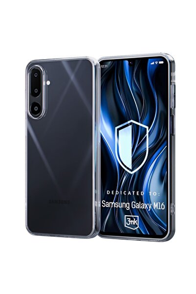 3MK Husă transparentă pentru Samsung Galaxy M16 5G, protecție integrală a tel...