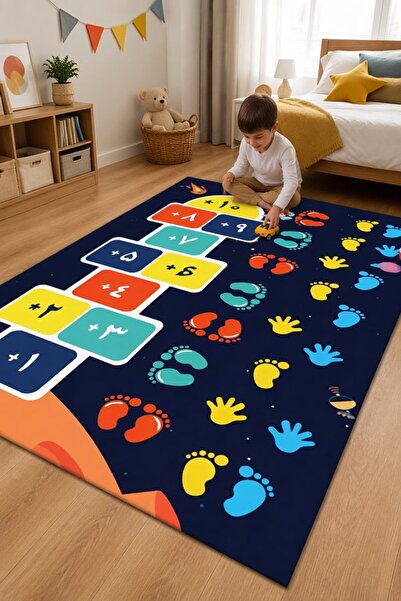 Generic 1Pc Crystal Velvet Non Slip Play Mat Floor Rug Thick Soft Washable 80...
