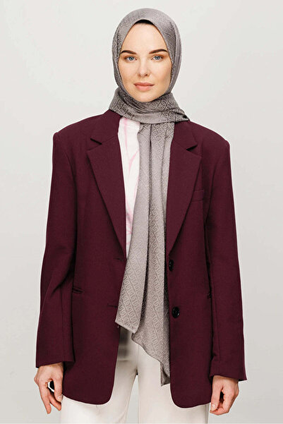 wesscollection شال نسائي منسوج من الجاكار اللامع بنمط سلسلة 75x185 سم