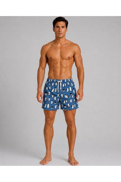 AXXEL Erkek Fit Kalıp Deniz Şort-S183
