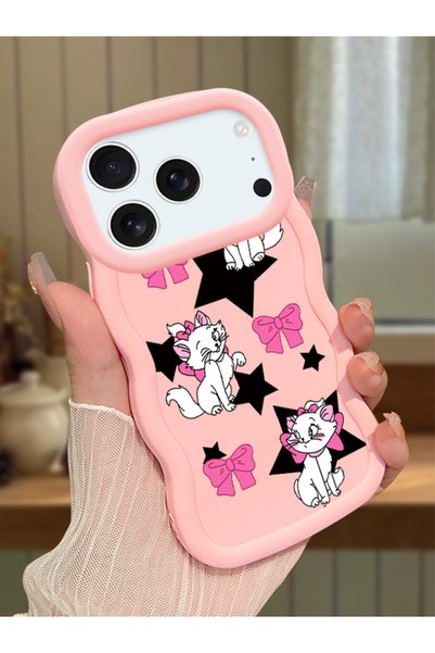 Hontinga iPhone 17 Pro Max Compatible Case Camera Protector Pink Silicone Cou...