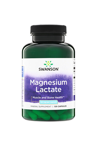 SWANSON Lactat de magneziu 84 mg 120 capsule