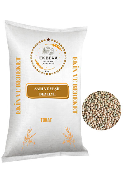 EKBERA Sarı ve Yeşil Bezelye Karışımı – Katkısız & Doğal - 1 kg