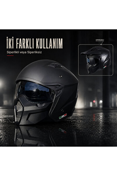 yyk Sway SW-X1 SEUL Modüler Motosiklet Kask