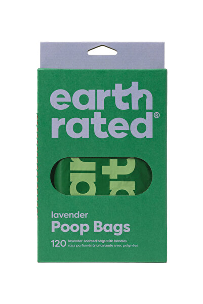 Earth Rated Lavender Scented Easy Tie Handle Poop Bags - 120BAGS