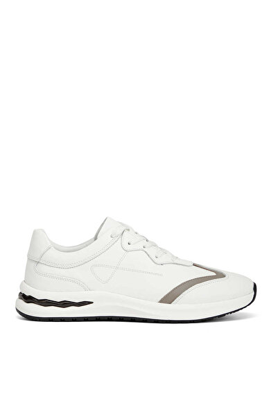 Tergan Beyaz Hakiki Deri Erkek Sneaker - E26I1AY57739-A26