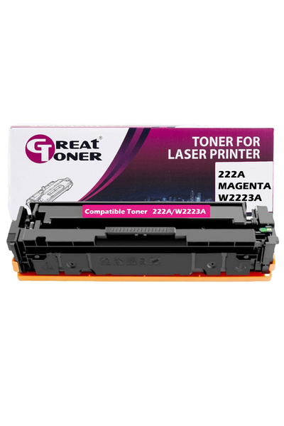 GT 222A W2223A Magenta Compatible Pink Toner Cartridge Set for HP Color Laser...
