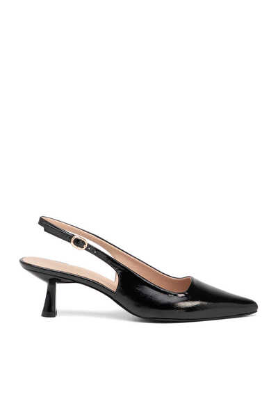 Tergan Siyah Hakiki Rugan Deri Kadın Stiletto - K26Y1AY68391-A07