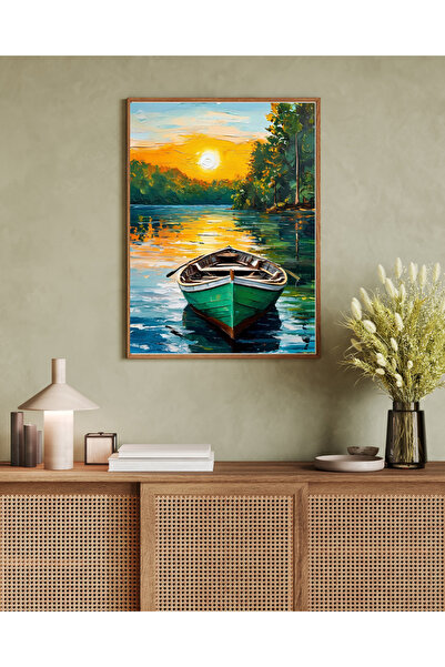 woodsia One Piece Wooden Framed Painting Tek_0297