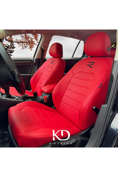 K-Design Volkswagen Golf Araca Özel Oto Koltuk Kılıfı - 1.Kalite Deri