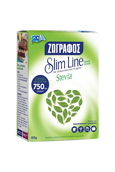 zografos ΖΩΓΡΑΦΟΣ SLIM LINE STEVIA ΣΕ ΣΚΟΝΗ 150gr.