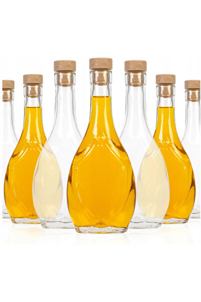 LimArt Sticla Decorativa din Sticla Transparenta, 250ml, Forma Icona, Inaltim...