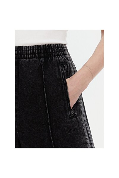 adidas Șorturi de blugi pentru femei JD3107 Negru