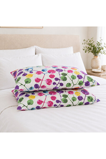 Kotonia Home Set de 2 perne matlasate 50x70 cm, 630 g/buc, decor multicolor 09