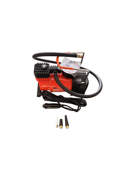 FK Friko Metal Lastik Hava Kompresörü 12 Volt 150 Psı Kompresör Bot Yatak Şiş...