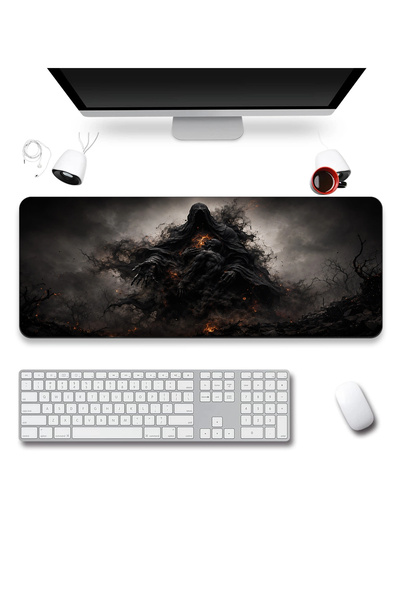 SonicTouch Keyboard Mousepad 40X90Cm Black Divination Seamless Smooth Liquid-...