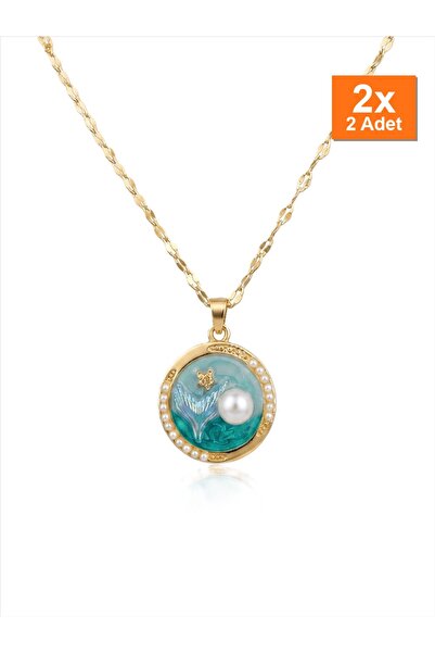 Bozhi Steel Necklace Gold 45cm Stylish Gift
