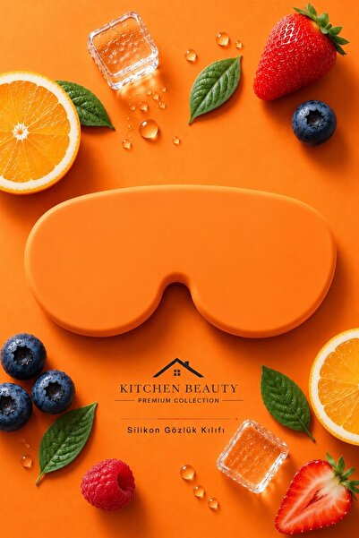 Kitchen Beauty Silikon Gözlük Kılıfı Katlanabilir Gözlük Taşıma Koruma Saklam...