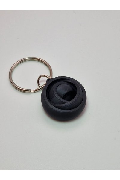 Umut's 5Pcs Ring Gyroscope Keychain: the Best Stress Relief Toy Keychain - Mixed Colors Sent