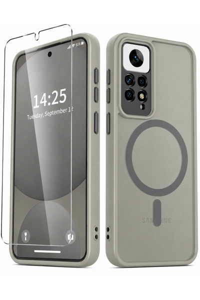 Kipgsm Xiaomi Redmi Note 11/ 12 Pro 4G Uyumlu Ekran Koruyuculu Kılıf Magsafe ...