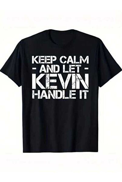 NOURAM تي شيرت Keep Calm Let Kevin Same For And T-Shirt 2026 صيفي بأكمام قصير...
