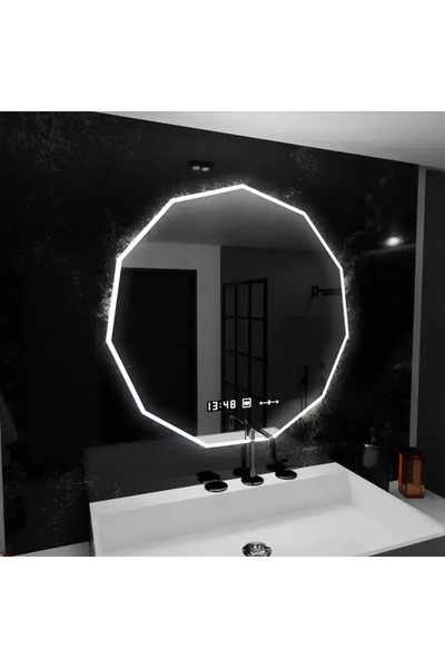 ALC-Shop Oglinda LED 60cm, POLIGON Senzor MotionGlow Marcello, Sistem Dezaburire