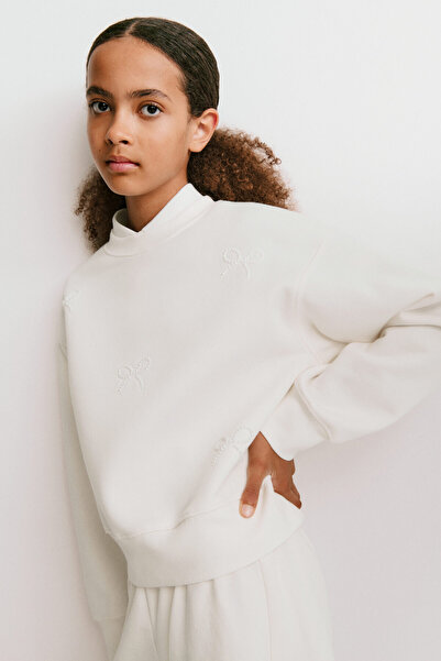 H&M İçi Tüylü Sweatshirt