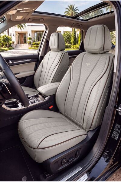 Panda Kılıf Panda Premium Imperial Series Complete Leather Orthopedic Car Sea...