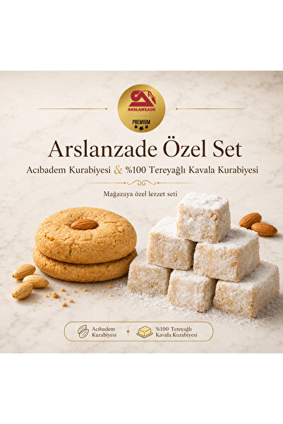 Arslanzade Acıbadem ve Tereyağlı Kurabiye Seti