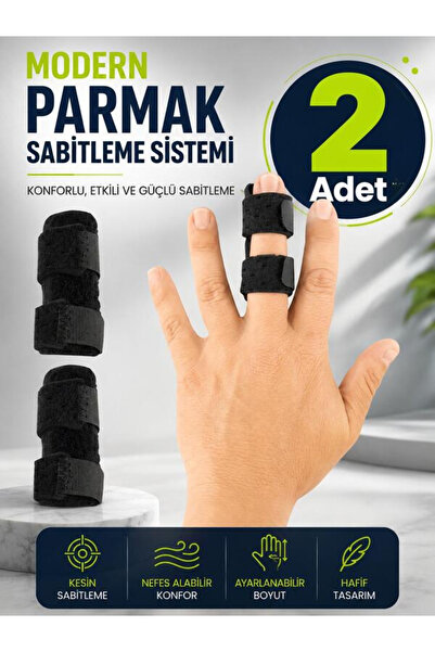 Ankaflex 2-Piece Finger Splint Set: Medium, Index, Ring, and Little Finger Pr...