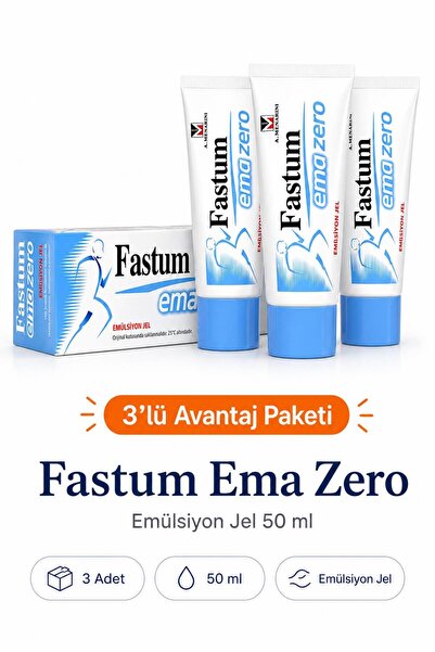 Fastum Ema Zero Emülsiyon Jel 50 ml 3 Adet