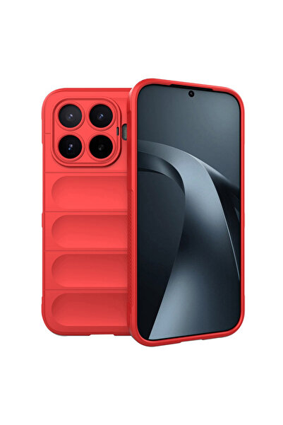 Techsuit Θήκη για Xiaomi 17T, Magic Shield, αντικραδασμική προστασία, κόκκινο