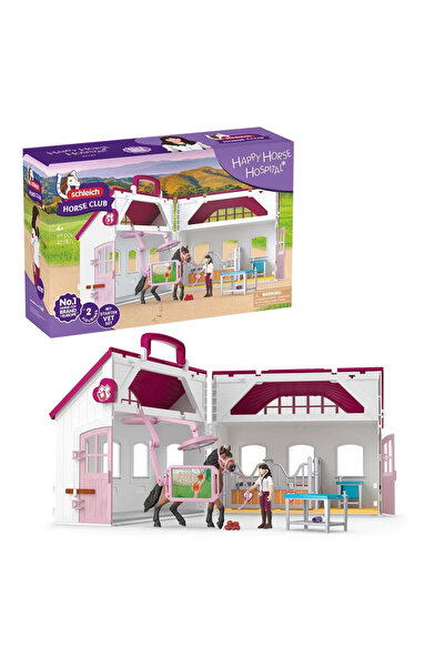 SCHLEICH Set de figurine, Spital Veterinar pentru Cai