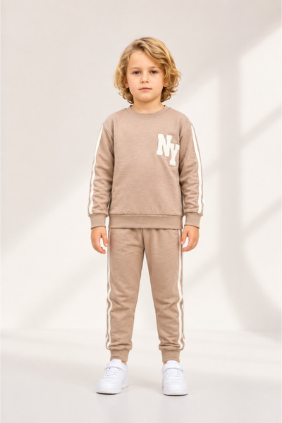 Melodikids Boy's Seasonal Top and Bottom Set 100% Cotton