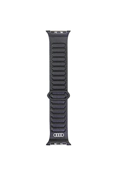 Audi Curea magnetică din piele pentru Apple Watch 40/41/42mm, Negru