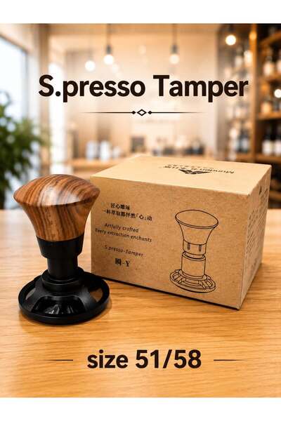Generic Coffee Tamper Espresso Tamper Stainless Steel Constant Pressure Elast...