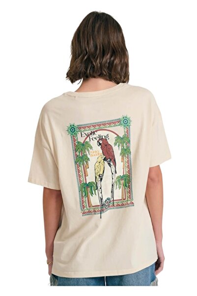Funky Buddha T-Shirt FBL011-141-04 – Chalk - s