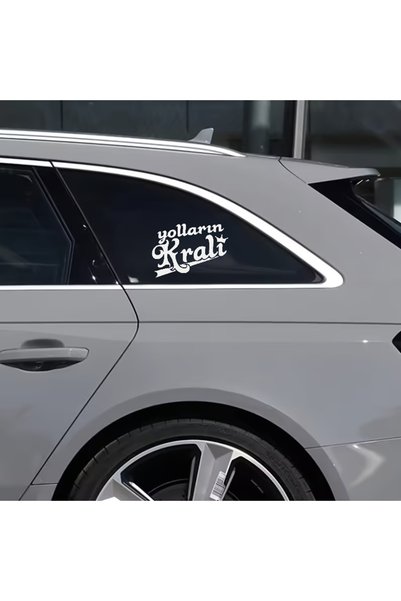Generic Brand King of the Roads Design Vehicle Car Window and Body Sticker Decal - 12X9 cm
