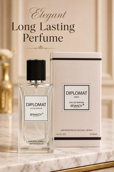 BRANDY DESIGN Diplomat Paris Eau de Parfum 100ml – Long-Lasting Luxury Fragra...
