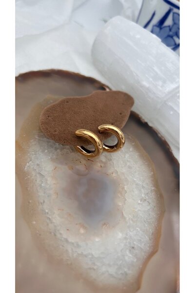 Doğaltaş Masalları Steel Earrings