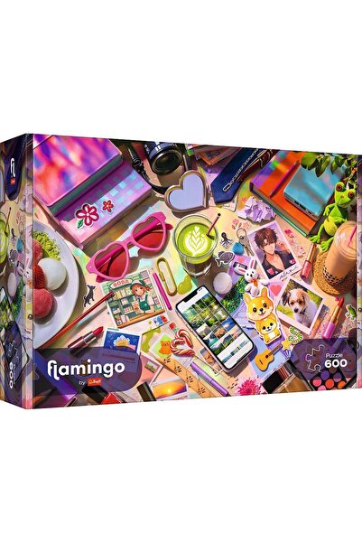 Trefl Flamingo My Little World Puzzle, 600 Pieces