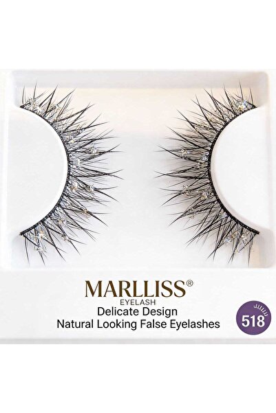 Belora Gene false cu pietre decorative, 518, pentru un look elegant și sofist...